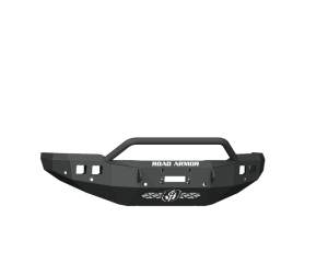 Ram 2500 Front Bumper - Road Armor - Stealth with Pre-Runner Guard and 6 Sensor Holes - Textured Black - `19-`20 Ram 2500 Front Bumper - Road Armor - Stealth with Pre-Runner Guard and 6 Sensor Holes - Textured Black - `19-`20